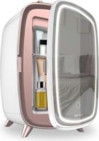 "Cecotec Bamba CoolingBeauty 6000 Mirror" mažas kosmetinis šaldytuvas 6 l mini šaldytuvas su veidrodėliu, 3 intensyvumo LED šviesa, šaldymas iki 10ºC