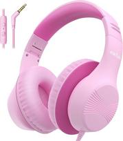 "EarFun" ausinės vaikams, ausinės vaikams su kabeliu, 85/94 dB garsumo ribotuvas, sulankstomos, reguliuojamos, "Hi-Fi" garsas, HD mikrofonas, patogus dėvėjimas, vaikiškos ausinės