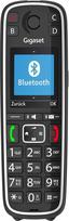 "Gigaset E720HX" elegantiškas senjorų telefonas maršrutizatoriui ir DECT bazei, suderinamas su "Fritzbox", su praktinėmis valdymo priemonėmis, juodas