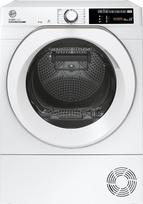 "Hoover H-DRY 500 NDE H8A2TCEXS-S" džiovyklė su šilumos siurbliu, A++, 8 kg, "WiFi" + "Bluetooth", "AquaVision", batų rėmas