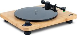 "House of Marley Stir It Up Lux" patefonas su "Bluetooth" - tvariai pagamintas vinilinių plokštelių grotuvas, 33/45 aps/min. vinilo grotuvas su stiprintuvu, "Audio-Technica" imtuvas, bambukas