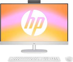 "HP All-in-One" stalinis kompiuteris, 27 colių FHD ekranas, "AMD Ryzen 5 7520U", 16GB DDR5 RAM, 1 TB SSD, "AMD Radeon" grafikos blokas, "Windows 11 Home", QWERTZ, baltas [tik "Amazon"]