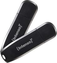 "Intenso Speed Line" 2 x 128GB atminties kortelės USB 3.2 Gen 1x1, juodos spalvos