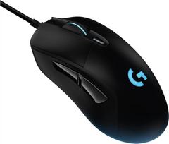 "Logitech G403" žaidimų pelė su HERO HERO 16000 DPI jutikliu, LIGHTSYNC RGB, nedidelis 87 g svoris ir 10 g svoris pasirinktinai, pintas laidas, juoda - ES pakuotė