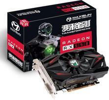 "maxsun" vaizdo plokštės AMD Radeon RX 550 vaizdo plokštė, 4GB vaizdo plokštė ITX kompiuterio žaidimų GPU, 128 bitų DirectX 12, PCI Express X16 3.0, DVI-D Dual Link, HDMI, DisplayPort