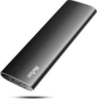 "Netac" SSD išorinis 500GB USB 3.2 Gen 2, išorinis kietasis diskas SSD, skirtas nešiojamiesiems kompiuteriams, TV įrašams, "Mac", PS4, PS5, "Xbox", mobiliesiems telefonams su "Android", kietojo kūno diskas (USB C aliuminis)
