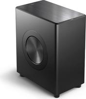 "Philips Fidelio FW1" 1 kanalo belaidis žemųjų dažnių garsiakalbis | 420 W | kinematografinis garsas | gilūs bosai namų kinui ir muzikai | šukuotas metalas ir oda | DTS Play-Fi ir RCA jungtis