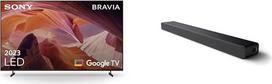 "Sony BRAVIA KD-85X80L LED 4K HDR "Google" televizorius HT-A3000 3.1 kanalo "Dolby Atmos" garso juosta, juoda