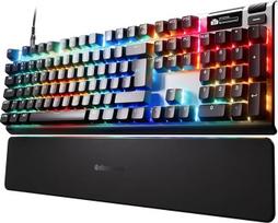 "SteelSeries Apex Pro Gen 3" - HyperMagnetinė žaidimų klaviatūra - "OmniPoint 3.0" jungikliai - Reguliuojamas atsakas - Greitasis paleidimas - Greitasis bakstelėjimas/SOCD - OLED - RGB - PBT klavišai - Vokiškas išdėstymas QWERTZ