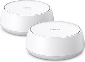 "TP-Link Deco BE25 WiFi 7 Mesh WiFi" (2 pakuotės), BE3600 Dual Band, 2 x 2,5Gb/s prievadas kiekvienam įrenginiui, WPA3, 4 srautai, 160 MHz kanalai, svečių tinklas, "HomeShield", rekomenduojama 3-4 kambarių namams