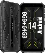 "Ulefone Armor X12 Pro" lauko išmanusis telefonas "Android 14" su aštuonių branduolių 8GB + 64GB/SD-256GB, IP68 mobilusis telefonas be sutarties, atsparus vandeniui, 4G dviejų SIM kortelių mobilusis telefonas su 4860 mAh baterija, 13MP + 8MP, 5GHz