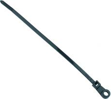 100 x 100 juodų kabelių kaklaraiščių 2,5 mm x 110 mm varžtų tvirtinimo