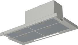 AEG DPE5960M 90 cm 3 greičių + intensyvus ištraukiamas gartraukis 660m3/h našumas 60dB(A) su skydelio LED apšvietimu Nerūdijančio plieno A klasės