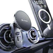 andobil MagSafe automobilinis telefono laikiklis MagSafe automobilinis laikiklis, apvalus oro ventiliacijos angos 20 x N56 Stipriausi magnetai Magnetinis automobilinis telefono laikiklis, skirtas Mercede Benz A/B/C/E/S Class/Sprinter/W205/Audi Priedai iPh