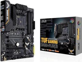 Asus TUF Gaming B450-Plus II pagrindinė plokštė, AM4 lizdas, ATX, "AMD Ryzen", DDR4 atmintis, 2 x M.2, USB 3.1 Gen1 ir Gen2, "Aura Sync", AI triukšmo slopinimas mikrofonui