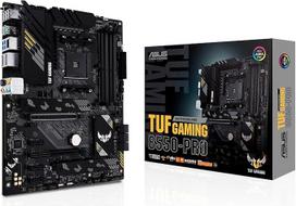 ASUS TUF TUF Gaming B550-Pro pagrindinė plokštė AMD Ryzen AM4 lizdas (ATX, PCIe 4.0, 2x M.2, 2,5Gb/s Ethernet, SATA 6Gb/s, USB 3.2 Gen 2 Type-A ir Type-C, Aura Sync)