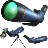 Atnaujintas 25-75 x 100 mm optinis taikiklis su trikojo telefono adapteriu ir nešiojimo krepšiu - BAK4 ir FMC objektyvas HD priartinimo optinis taikiklis, skirtas šaudyti į taikinius, medžioklei, paukščių stebėjimui, laukinės gamtos kraštovaizdžiui