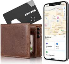 ATUVOS Piniginė Tracker kortelė plona 1,6 mm, Išmanioji "Bluetooth" oro žymės kortelė, suderinama su "Apple" Kur yra? programėle (tik "iOS", "Android" nepalaikoma), daiktų ieškiklis, skirtas kelionių lagaminams / rankinėms / lagaminėliams / krepšiams ir k