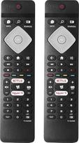 BRC0884301/01 Universalus pakaitinis televizoriaus nuotolinio valdymo pultas, suderinamas su "Philips" televizoriumi "Ambilight" LCD LED 3D HD Smart TV, 2 vnt.