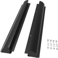 enjoy solar Saulės kolektorių aliuminio 670 mm laikiklis, juodos spalvos, su iš anksto išgręžtomis skylėmis, idealiai tinka nameliams ant ratų, karavanams, valtims