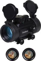 Goetland Rifle Scope 1 x 30 Red Dot Visor Red Dot Visor Red Green Protection SFP 22 mm Rail for Tactical Hunting Crossbow Air Rifle Sports Shooters