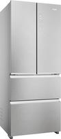 Haier FD 70 Series 3 HFR3718ENMM Šaldytuvas-šaldiklis I Prancūziškos durys I Lengvai prieinami šaldiklio stalčiai I Visiškai be šerkšno I MyZonePlus I Modernus dizainas su stikliniu priekiu