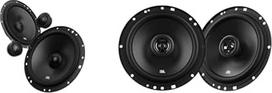 JBL "Harman Kardon" "Stage1 601C" 2 kanalų automobilinė garso sistema, juoda ir "Harman Kardon" "Stage1 61F" 2 kanalų automobilinių garsiakalbių rinkinys, 200 W galios automobilinės dėžės, 40 W RMS, 2 dalių automobilinė HiFi dėžė, 16,5 cm