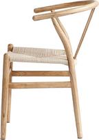 LIMHOME FSC® valgomojo kėdės "Wishbone" kėdė, pagaminta iš medžio masyvo ir popierinio laido "Wischbone", surinkti nereikia (natūrali (dažyta))