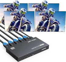 MT-VIKI 4K60Hz HDMI skirstytuvas 1 į 4 išvestis vienu metu HDMI skirstytuvas 4 monitoriai Veidrodinis HDMI skirstytuvas 1x4 EDID HDCP 2.2 40 m didelio atstumo perdavimas