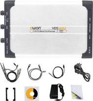 OWON VDS6102 USB kompiuterio virtualusis osciloskopas 2+1 (signalų generatorius) 100 MHz 1GSa/s 8 bitų ADC Nešiojamasis C tipo skaitmeninis USB osciloskopas, palaiko standartinį SCPI protokolą, palaiko LabVIEW