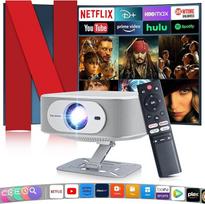 Salange Projektorius Oficialus "Netflix": "Android 13" vienu paspaudimu naudoti integruotas "Netflix"/"YouTube"/"PrimeVideo"/D+.