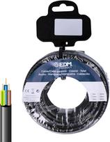 Schlauchrolle H05VV-F 3G 1,00 mm² schwarz 25 m idealiai tinka elektrinėms įrangoms ir jungtims außenbereich.