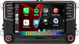SCUMAXCON RCD360 PRO3S Automobilinis radijo imtuvas su belaidžiu "Carplay" belaidžiu "Android", skirtas VW Golf 5 6 Polo5 Passat, T5, CC Caddy, 2 DIN "Bluetooth" radijo imtuvas su jutikliniu ekranu OPS AM/FM SD USB