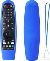 Silikon-Schutzhülle für LG MR20GA MR19BA MR18BA MR650A MR600 Fernbedienung, rutschfeste Abdeckung für LG AKB75855501 Magic Remote Skin Protector - nicht leuchtend blau