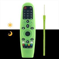 Silikono apsauga nuo smūgių LG AN-MR600 / LG AN-MR650 / AN-MR18BA / AN-MR19BA LG AN-MR20GA Fernbedienung, Silikono apsauga nuo smūgių LG Magic TV-Fernbedienung, rutschfest, leuchtet grün