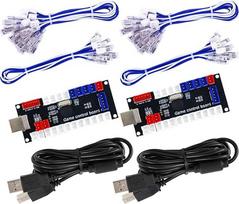 SJ@JX Arcade žaidimų valdiklis USB kodavimo įrenginys Nulinis vėlavimas 2 žaidėjas į Joystick mygtuką PC MAME Raspberry Pi Retro