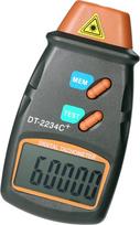 Skaitmeninis tachometras Rankinis foto tachometras Lazerinis nekontaktinis diapazonas 2.5 RPM-99.999 RPM LCD ekranas Variklio tachometras su 3 vnt. atspindinčia plėvele
