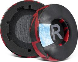 SOULWIT aušinamojo gelio pakaitiniai ausų įdėklai JBL Tune 600(T600BTNC 600BTNC)/660(T660NC 660NC)/670(T670NC 670NC) ausinėms, ledo šilko audinio įdėklai, triukšmą izoliuojančios putos