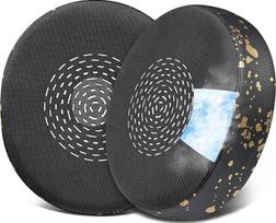 SOULWIT aušinamojo gelio pakaitiniai ausų pagalvėlės "Jabra Evolve2 75" belaidėms ausinėms (netinka "Evolve 75"), ausų pagalvėlės su ledo šilko audiniu, triukšmo izoliacijos putos
