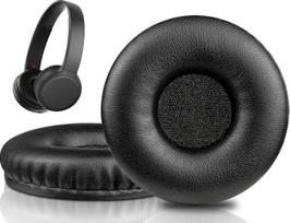 SOULWIT pakaitiniai ausinių įdėklai "Sony MDR-XB450" (MDRXB450)/XB450AP/XB550 ausinėms, pakaitiniai įdėklai su minkštesne proteino oda
