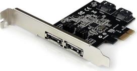 StarTech.com PEXESAT322I 2 prievadų SATA 6Gb/s eSATA dviejų prievadų PCIe SATA III kortelė 2 Int/2 Ext