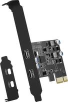 USB C PCIe kortelė su 2 prievadais (Power Delivery), USB 3.0 kortelė su 5Gb/s greituoju įkrovimu, 20 W, skirta staliniams kompiuteriams