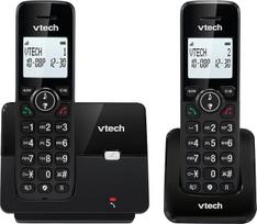 VTECH CS2001 Belaidis DECT telefonas su 2 rageliais namams, su nepageidaujamų skambučių blokatoriumi, patikimas iki 300 m atstumas, skambinančiojo ID