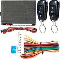 XUKEY Automobilio centrinis užraktas Universalus be rakto "Keyless Go Retrofit Keyless Access System" Automobilio durų užrakto sistema su 2 nuotolinio valdymo pultais