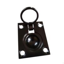 Įleidžiama apvali rankena valties liuko rankena Elegantiška Taupanti vietą Nerūdijančio plieno įleidžiama skirta Boat Hatchway Handle black