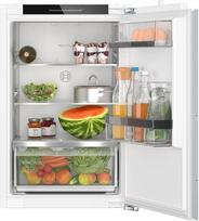 Bosch KIR21ADD1 Series 6 Mini Built-in Fridge, 88 x 56 cm Recess 136 L, Made in Germany, Longer Freshness with VitaFresh XXL, Whisper Quiet, Faster Cooling, LED Lighting, Flat Hinge