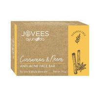 Cinamono ir Neem veido muilas: nuo spuogų (75 g), Cinamono ir Neem veido muilas nuo spuogų, Jovees