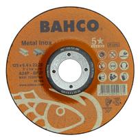Abrazyvinis metalo ir nerūdijančio plieno šlifavimo diskas Bahco A30S INOX+Fe T42 115x6,4x22.23mm