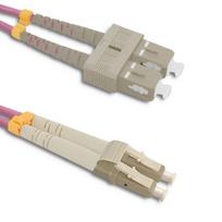 Qoltec Patchcord fiber optic LC/UPC - LC/UPC | Multimode | 50/125 | OM4 | Duplex | 10m