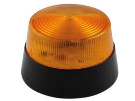 LED FLASHING LIGHT - AMBER - 12 VDC - ø 77 mm